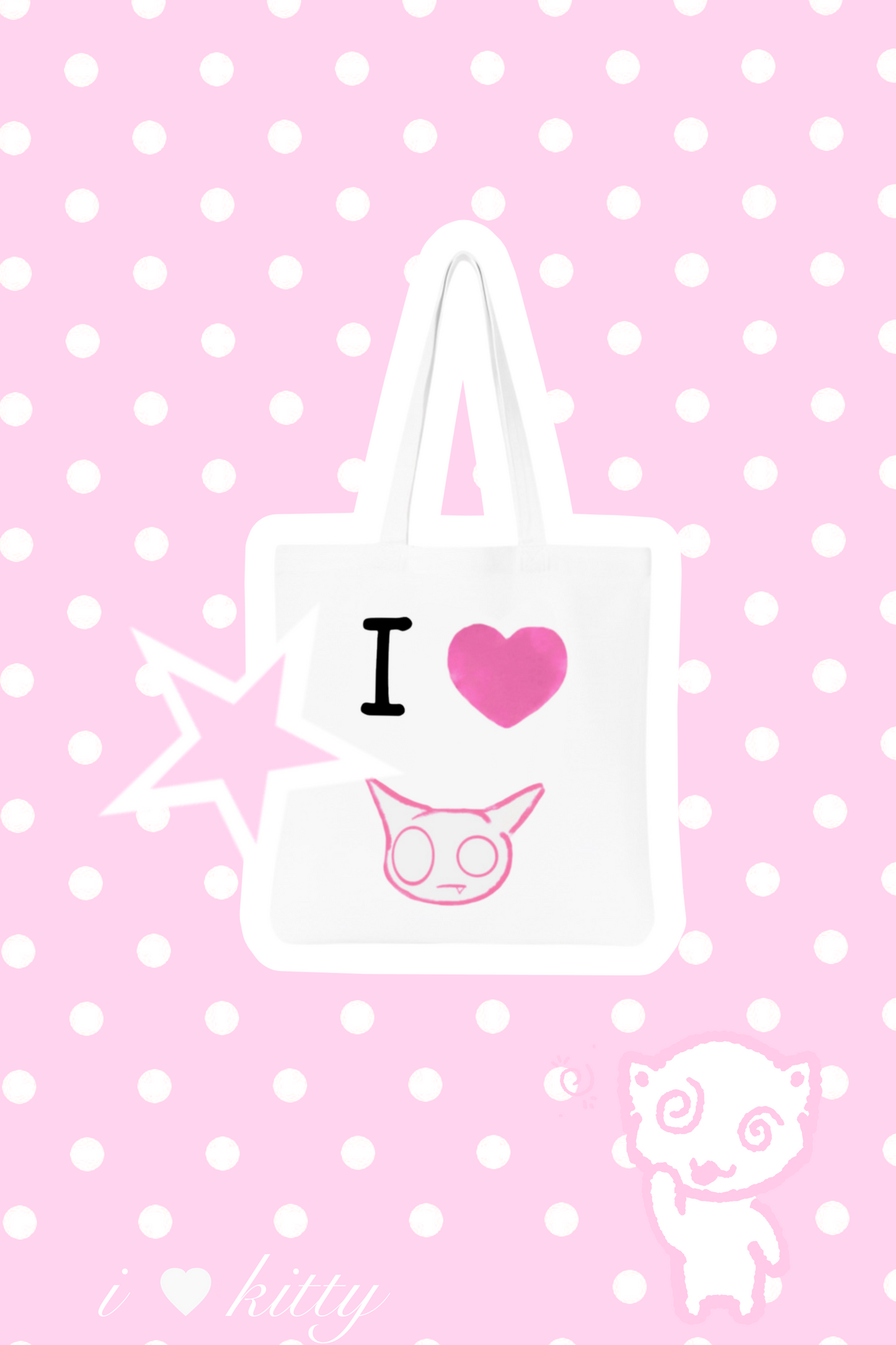 I ♡ KITTY: MINI TOTE BAG