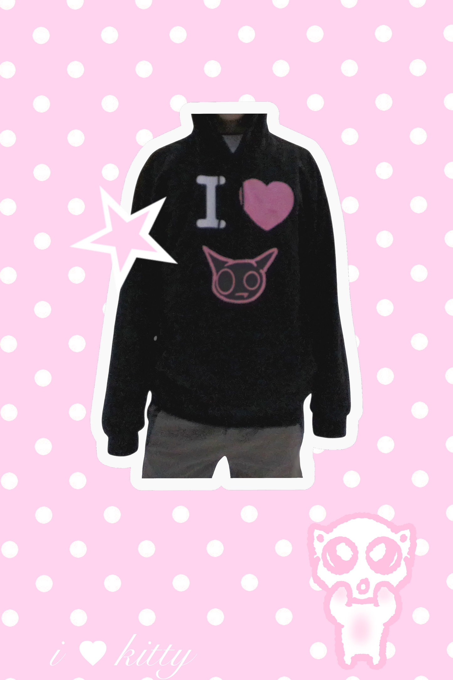 I ♡ KITTY: HOODIE