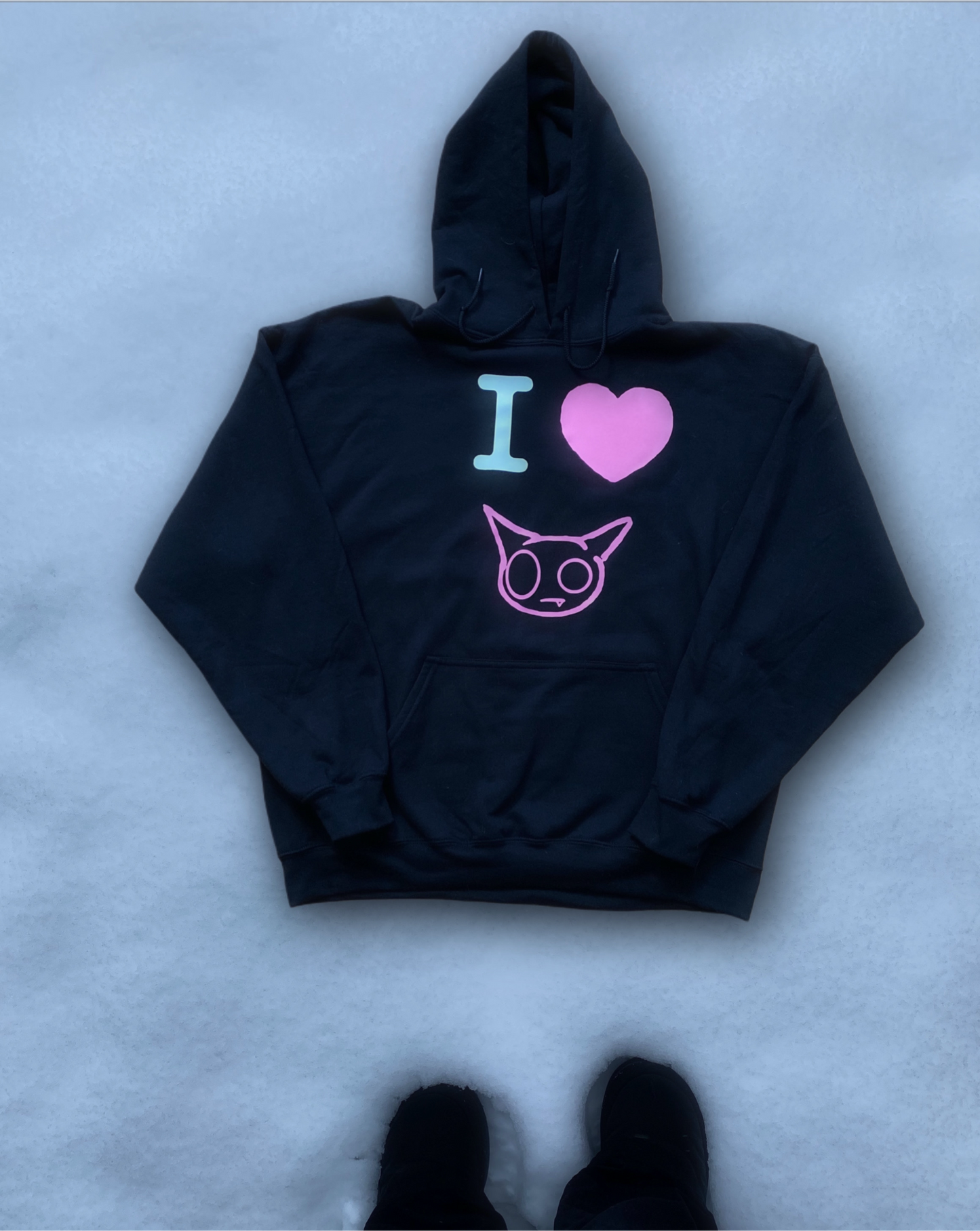 I HEART KITTY: HOODIE